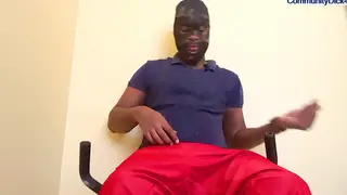 Black Amateur Strokes His Massive BBC Solo