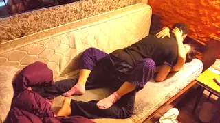 Redhead Girlfriend Takes It Doggystyle at Her Parents' Place
