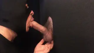 Muscular Hunk Swallows Two Loads at Gloryhole