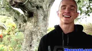 Cut Muscular Jock Strokes Himself to Release