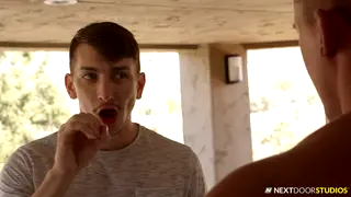 Tattooed Twink Pleasures His Boyfriend With Oral and Rim Play