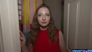 Redhead Takes Two Strangers at Party