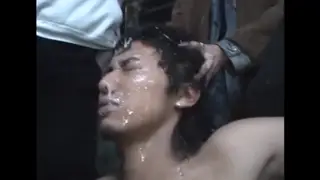Asian Group Session Ends in Sticky Facial Bukkake