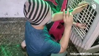 Indian Wife Deepthroats the Repairman in a Rough Session