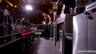 European Muscle Hunk Strokes His Thick Cock Solo