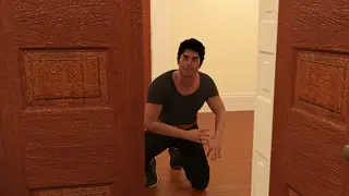 Muscular Indian Man Enjoys Bathroom Handjob and Bareback