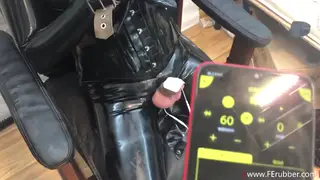 Asian Submissive Endures Fisting and Bondage in Latex