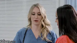 Busty Nurses Explore Lesbian Anal and Pussy Licking in Hospital