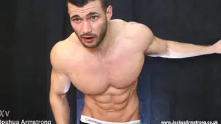 Muscular Guy Flaunts Armpits During Solo Session