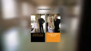 Blonde Engages Two Men in POV Threesome with Anal