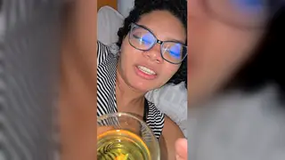 Pregnant Latina Takes a Mouthful of Cum and Piss