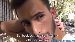 Latino Stud Takes Bareback Thrusts in POV