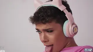 Femboy Swallows Load After Deep Throat and Rough Ride