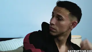 Hairy Coach Pounds His Latino Athlete in Bed