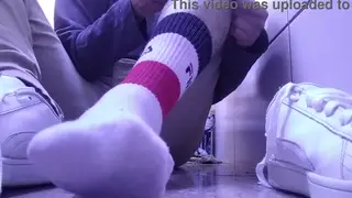 Solo Guy Worships His Own Sweaty Feet and Socks