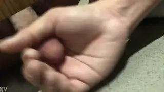 Guy Gives Oral Pleasure in Bathroom Setting