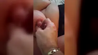 Curvy European Endures Nipple Pump Bondage