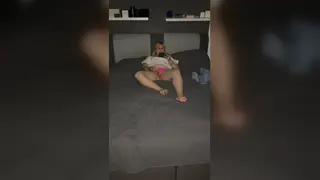 Busty Blonde MILF Rides Vibrator to Shaking Climax in Bedroom