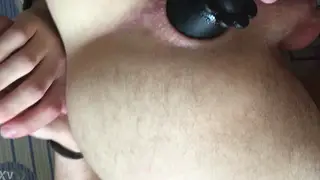Solo Guy Works a Toy Deep in Short Clip