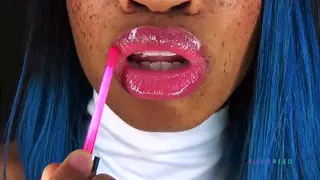 Ebony Goddess Commands Your Release in Shiny POV