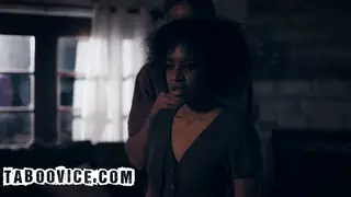 Ebony Model Seduces Photographer During Shoot