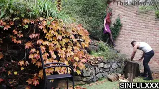 Busty Girlfriend Cheats with Deepthroat and Hard Doggystyle