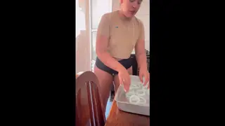 Petite Latina Explores Anal Play With Girlfriend in Kitchen POV