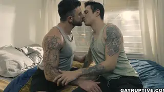 Hairy Brunette Takes Raw Cock Deep After Rim Job