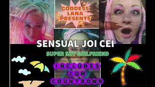 Shy Girlfriend Guides You Through JOI and CEI on Cam