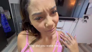 Latina Deepthroats Friend's Boyfriend in POV