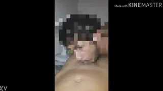 Latin Twink Kneels for a Straight Guy's Thick Shaft