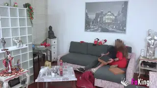 Blonde Latina MILF Shares Virgin Teen in Rough Group Session