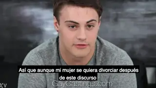 Latino Twink Auditions in Office Casting Session