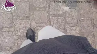 POV Foot Worship Session With a Chubby Bear