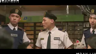 Asian Police Officer Deepthroats Partner in Uniform