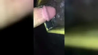 White Stud Pumps Black Hole Raw Through Glory Hole