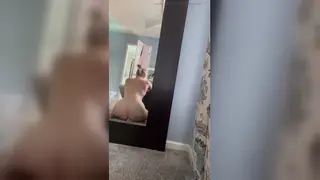 Curvy Amateur Rides Dildo in First Solo Session