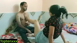 Petite Indian Stepsister Enjoys Doggystyle in Hindi