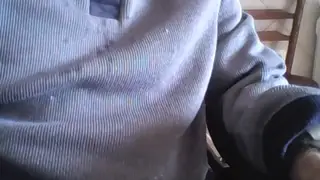 Mature European Man Receives Facial on Webcam