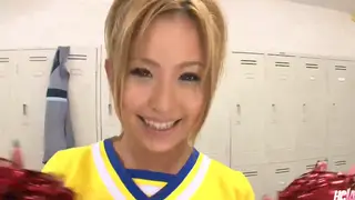 Busty Japanese Beauty Takes Multiple Men in Gangbang