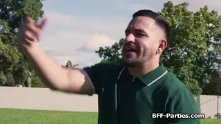 Two Couples Trade Golf Clubs for a Wild Group Session