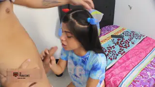 Voluptuous Latina Takes It Deep in Doggy Before Cream Finish