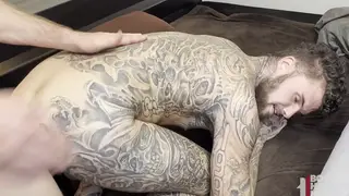 Inked Jock Takes a Raw Pounding in POV Before a Facial