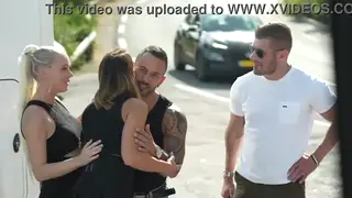 Amateur Couple Joins a European Club for First Shoot