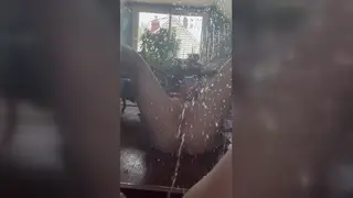Tattooed Lesbians Explode in Squirting Climax Over a Mirror