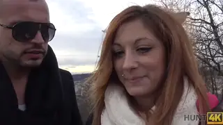 Redhead Gives Pierced Blowjob in POV Reality