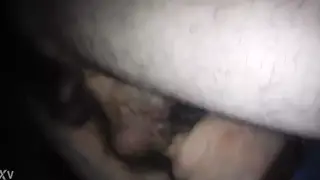 Black Man Takes His Partner Raw in Close Quarters