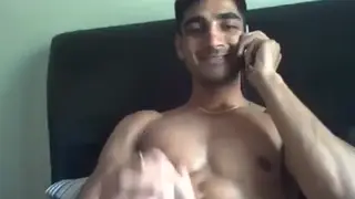 Latino Indian Stud Shows Off His Massive Cock