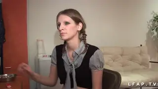 European Threesome Ends With Anal Cumshot
