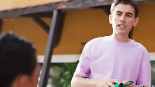 Voluptuous Woman Strokes and Sucks a Big Cock to Completion